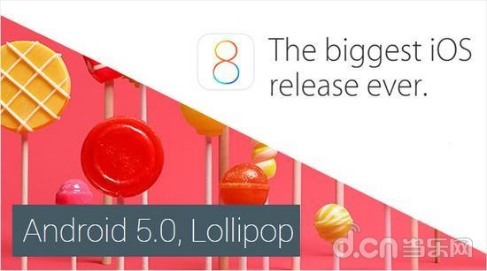 iOS 8 普及率达到72% Android 5.0 Lollipop只有1.6%