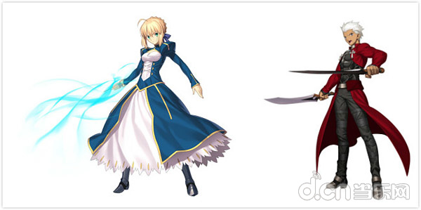 骑士“Saber”与弓兵“Archer”
