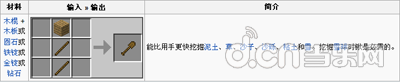  《我的世界 Minecraft 》锹怎么合成 锹使用方法攻略