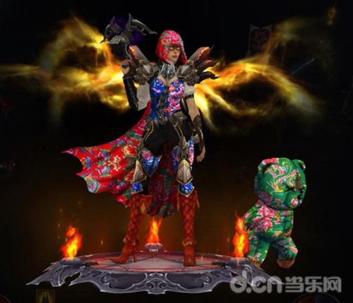 时尚东北风 当暗黑3角色英雄穿上“花棉袄”