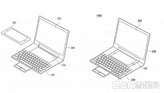 三星新专利或将手机嵌入PC 能运行端游！