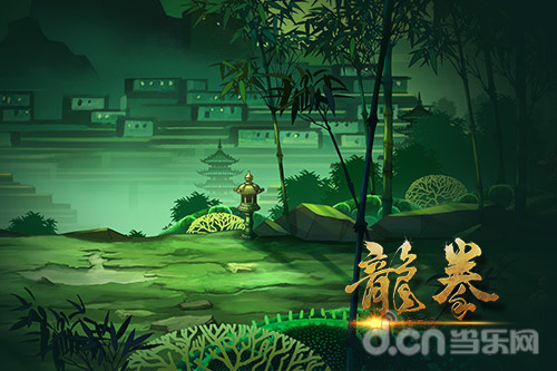 龙拳-国风剪影场景“竹林”