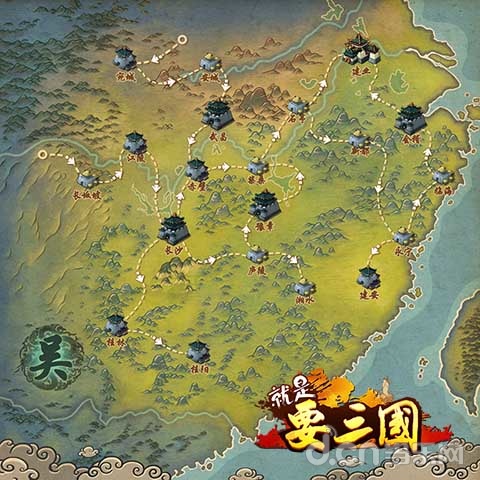 宏大的三国地图