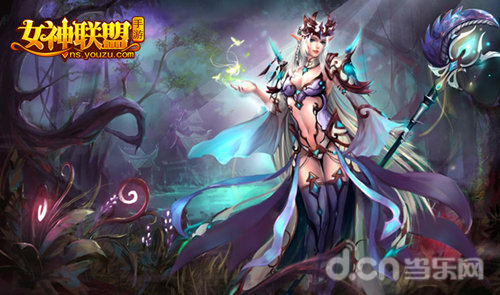 女神联盟手游   月神祭祀觉醒原画