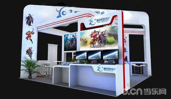 CJ 2015：顺网游戏ChinaJoy展台设计图首曝