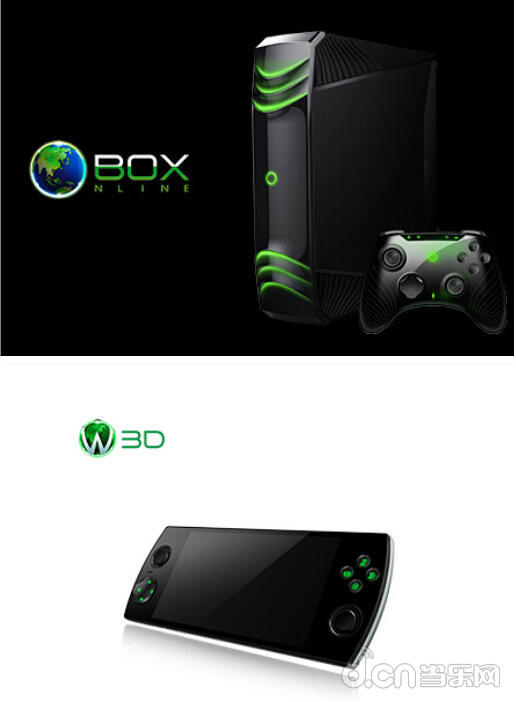 蜗牛移动旗下W3D游戏手机和OBOX游戏主机