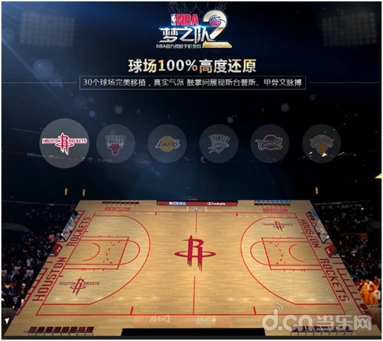 《NBA梦之队2》概念站发布 真3D震撼视效来