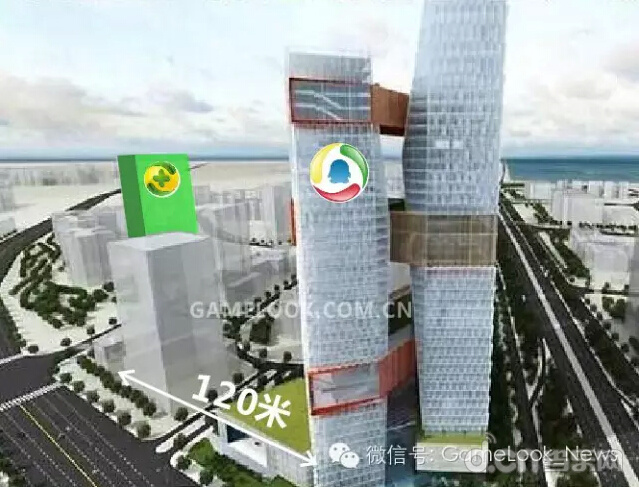 360深圳总部与腾讯新楼相距仅120米