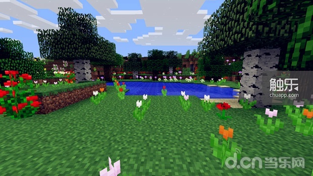 玩Minecraft的小学生