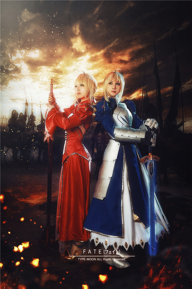 fate saber 吾王cosplay